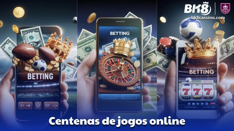 Centenas de jogos online no BK8 Brasil
