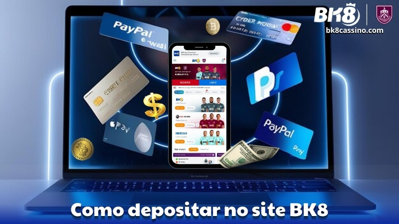 Como depositar no site BK8